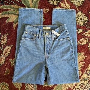 NWT Madewell Perfect Vintage Straight Jeans